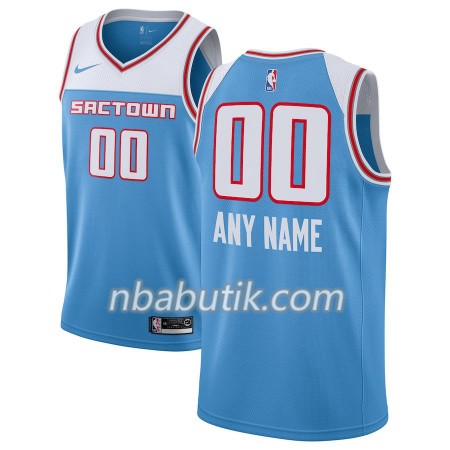NBA Mænd Trøje Sacramento Kings Custom 2018-19 Nike City Edition Blå Swingman NBA Mænd Trøje Sacramento Kings Custom 2018-19 Nike City Edition Blå Swingman